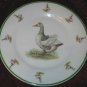 Vintage Decorative Plate Duck Green Rim Vaux Le Vicomte