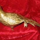 Vintage Brass Pheasant Bird Dove Pigeon Statue Figurine Vintage Brass Pheasant Bird Dove Pigeon Statue Figurine