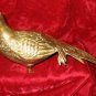 Vintage Brass Pheasant Bird Dove Pigeon Statue Figurine