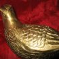 Vintage Brass Pheasant Bird Dove Pigeon Statue Figurine