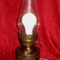 Vintage Brass Eagle Electric Hurricane Oil Table Lamp w/ shade