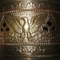 Vintage Brass Eagle Electric Hurricane Oil Table Lamp w/ shade