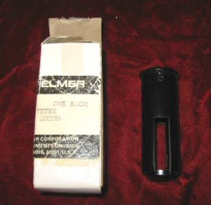 Vintage NIB Perkin Elmer Round  Adapter Cuvette Plastic Test Tube
