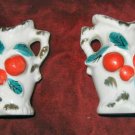 2 Miniature Vintage Bud Vase Porcelain Japan