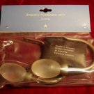 Michael Graves Frosted Egg Drapery Holdbacks Arms Hook