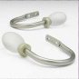 Michael Graves Frosted Egg Drapery Holdbacks Arms Hook