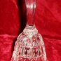 Vintage Crystal Glass Prescut Decorative Bell