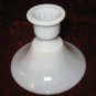 Pair of 2 Vintage Milk Glass White Candle Holder