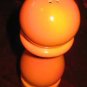 Vintage Retro Deco Orange Ceramic Salt Pepper Shaker