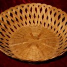 Nice Vintage Hand Woven Open Basket Weave Wicker Cane Nice Vintage Hand Woven Open Basket Weave Wicker Cane