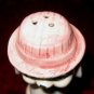 Vintage Japan Ceramic Dog Hat Salt Pepper Shaker