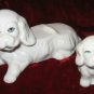 Lot of 3 Ceramic Dog Salt Pepper Shaker Figurine