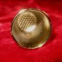 US South Carolina Palmetto State Souvenir Gold Thimble