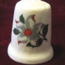 Vintage Porcelain Bone China Flower Thimble England Vintage Porcelain Bone China Flower Thimble England