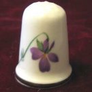 Kenall Fine Bone China Flower Thimble Staffordshire England