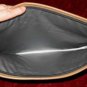Black Vinyl Free Rakish Zippered Messenger Document Bag