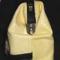Vintage New Cream Leather Purse Handbag Evening Bag
