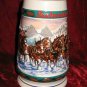 1993 Budweiser Clydesdale Holiday Stein Special Delivery CS192