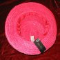 NEW Elegant Ashley Stewart  Pink Straw Hat