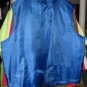Vintage Haband Suede Satin Blue Vest Clothing 46