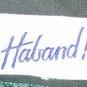 Vintage Haband Suede Satin Blue Vest Clothing 46