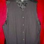 Mens Enrico Capucci Black Wool Vest Button XL or XXL
