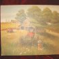 2 Chic Vintage Print Shabby Country Farm Red Barn