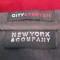 NEW New York & Company City Stretch Gray Mini Skirt Sz12 Business Sexy HOT