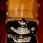 Antique United States Check Punch Protector Writer Oak Case Sloan Chace 1891