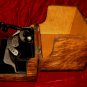 Antique United States Check Punch Protector Writer Oak Case Sloan Chace 1891