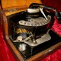 Antique United States Check Punch Protector Writer Oak Case Sloan Chace 1891