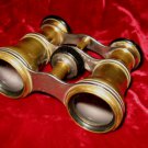 Vintage Antique La Reine Parisian Brass Opera Glasses Binocular Crown Trade Mark Vintage Antique La Reine Parisian Brass Opera Glasses Binocular Crown Trade Mark