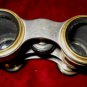 Vintage Antique La Reine Parisian Brass Opera Glasses Binocular Crown Trade Mark