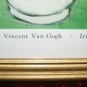 Vincent Van Gogh Irises Gold Wooden Framed Art Print Poster Vase