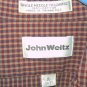 Mens John Weitz Long Sleeve Cotton Button Shirt 16