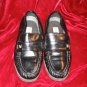 Mens Comfort Plus Black Dress Shoes Loafers 6.5