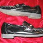 Mens Comfort Plus Black Dress Shoes Loafers 6.5