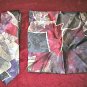 Mens Raffinati Black Suit Pants Jacket Silk Tie Handkerchief Cover Bundle 40 USA