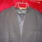 Mens Squire Club Black Suit Sports Jacket 50R