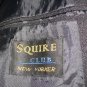 Mens Squire Club Black Suit Sports Jacket 50R