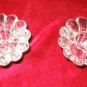 NIB Pair of Crystal Votive Candle Holders Candleholder Gift Set