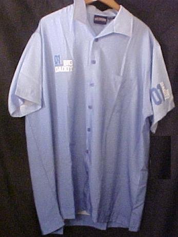 New Big Daddy Button Down Shirt 2X 2XL Blue Big Tall Mens ...