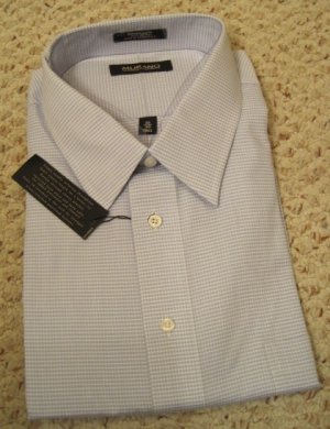 Murano Button Front Long Sleeve Dress Shirt 19 - 36 Big Tall Men's ...