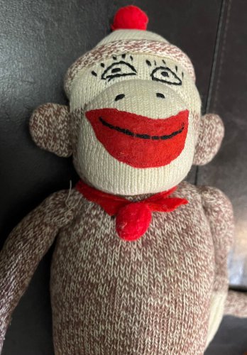 Sock Monkey Grandpa, Handmade