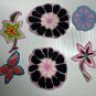 Appliqués - Flowers 6 Small Fusible Patch