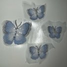 Appliqué Patches - 4 Butterflies in 3 sizes