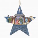 Holiday Christmas - Jim Shore Nativity Star Enesco Heartwood Creek Hanging Ornament 2021