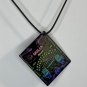 Necklace - Ouija Board Black Color with Multicolored Writing