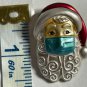 Brooch Pin - Christmas - Santa Wearing a Mask