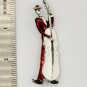 Brooch Pin - Man Playing Cello